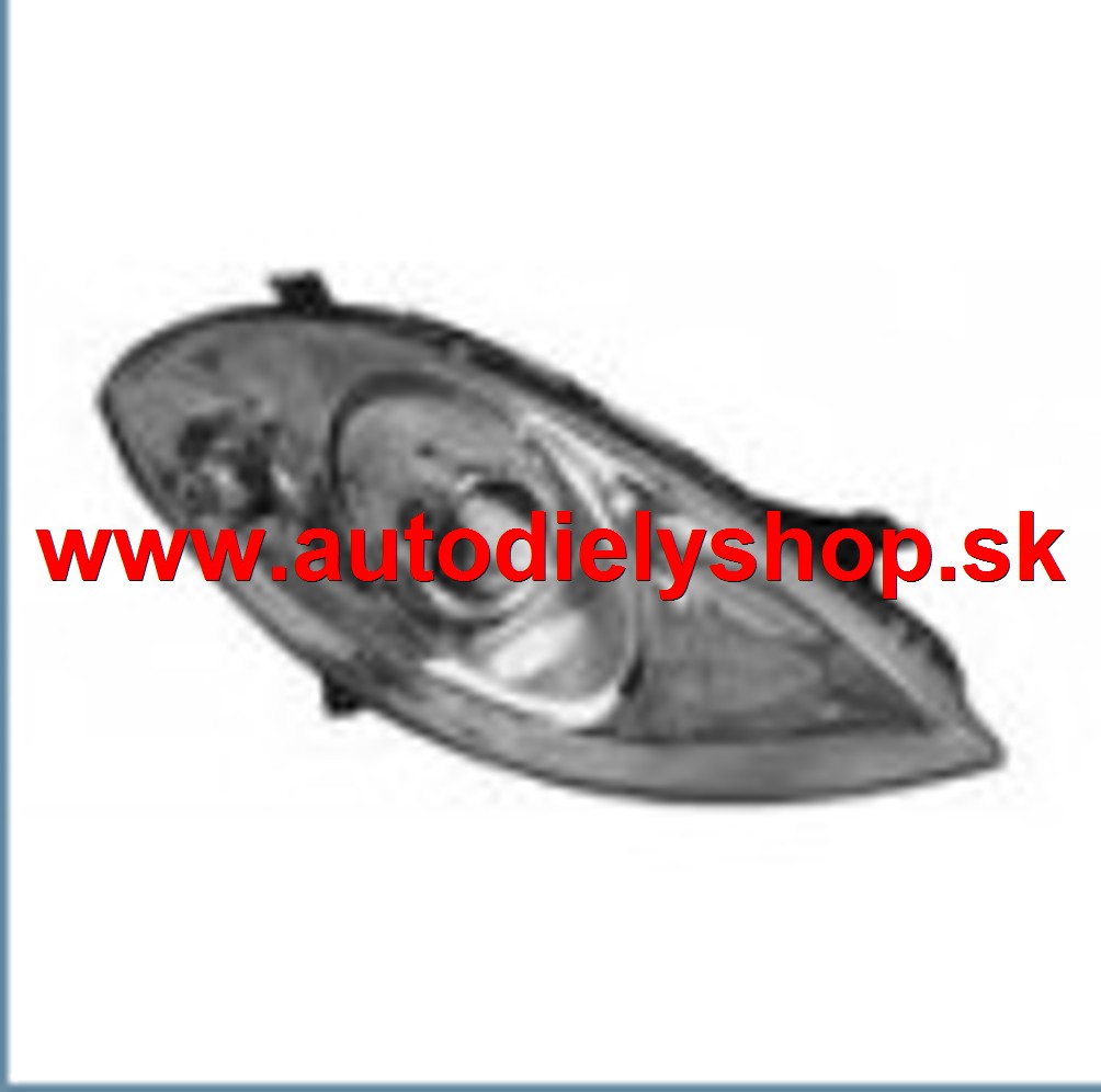 Mercedes W169 "A" 9/04-3/2008 predné svetlo so šošovkou,Pravé