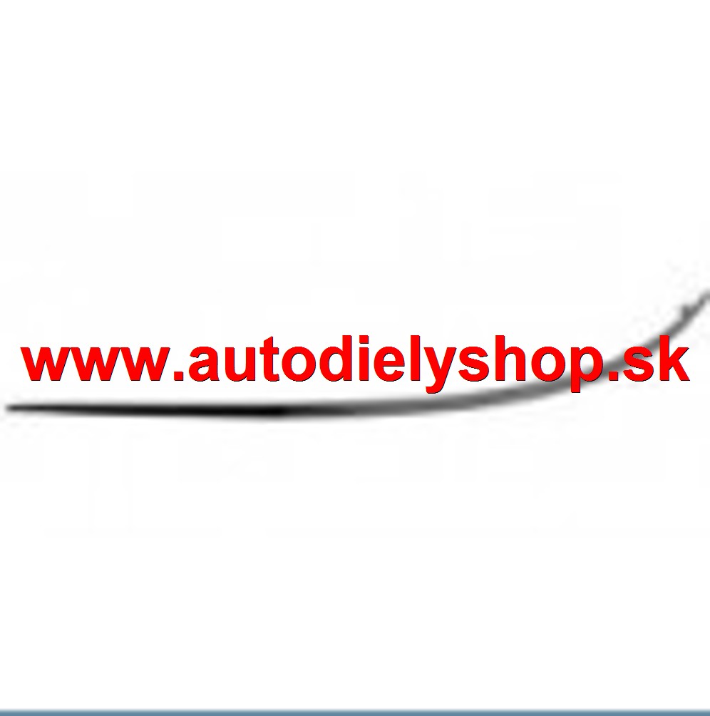 Mercedes W169 "A" 9/04-3/2008 lišta nárazníku chrómová Lavá