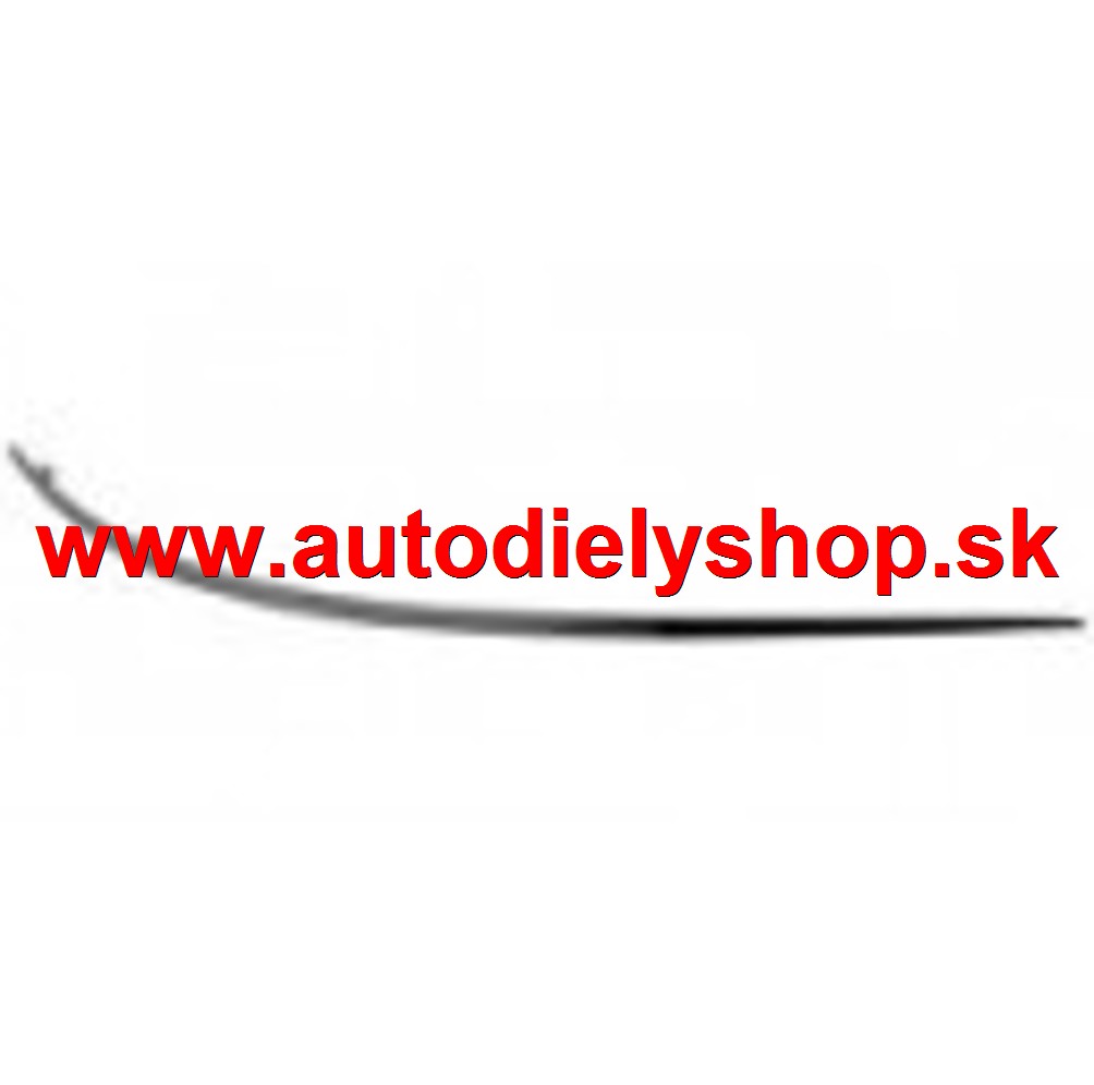 Mercedes W169 "A" 9/04-3/2008 lišta nárazníku chrómová Pravá