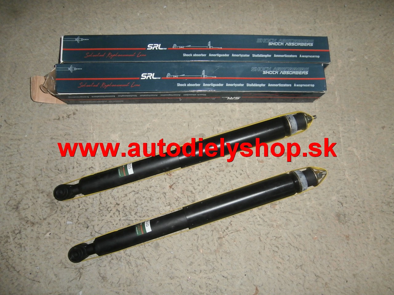  Mercedes C 93-4/00 zadné tlmiče L+P /SRL/