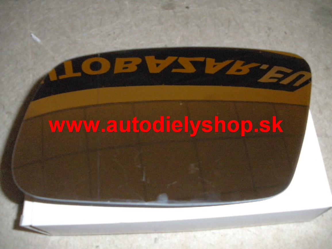 Audi A6 7/01-4/04 sklo zrkadla ľavé,vyhrievané