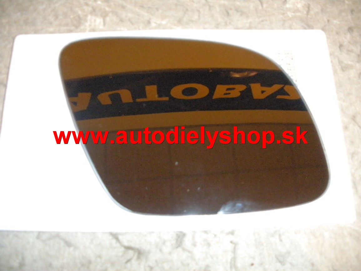  Audi A6 97-6/01 sklo zrkadla pravé,malé chromové