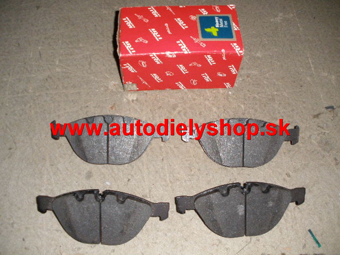 BMW X5 E53 1/00-12/03 predné platničky Sada  