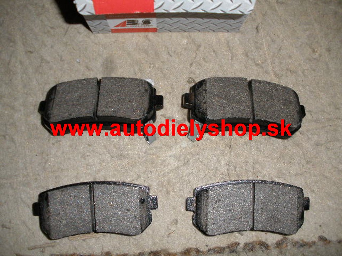  Hyundai I30 10/07- Zadné platničky Sada /A.B.S./