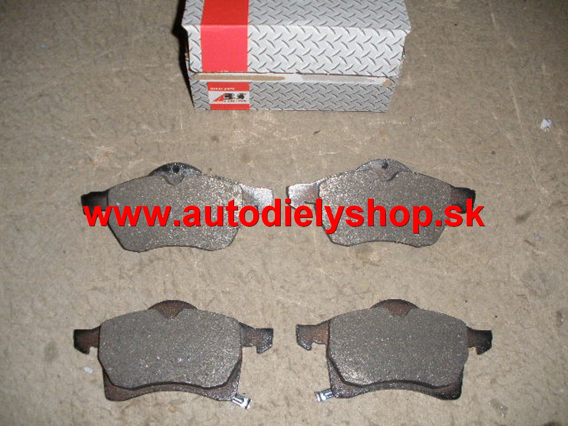  Opel ZAFIRA 1/99-9/05 predné platničky Sada /ABS/