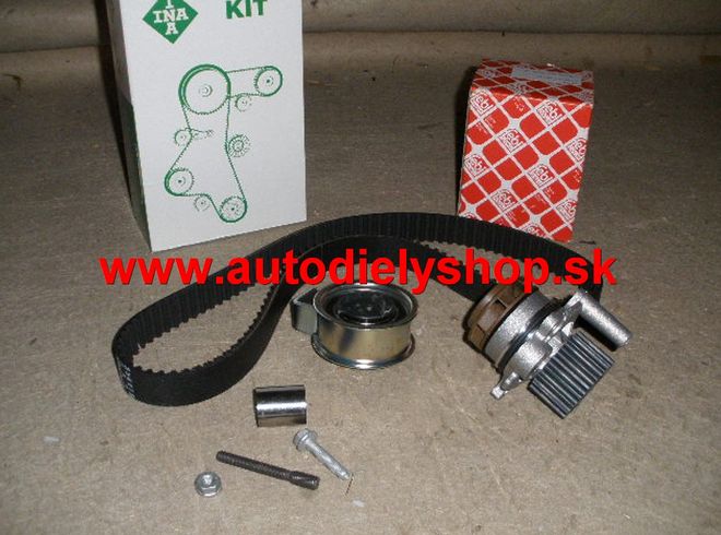 VW BORA 9/98- komplet rozvody Sada 1,6 75kw INA