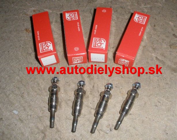 VW BORA 9/98- žhavič Sada 4ks 1,9TDi  FEBI  71mm