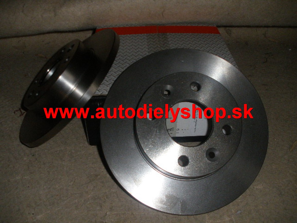 Renault THALIA 99-01 predné brzdové kotúče 238mm,plné 