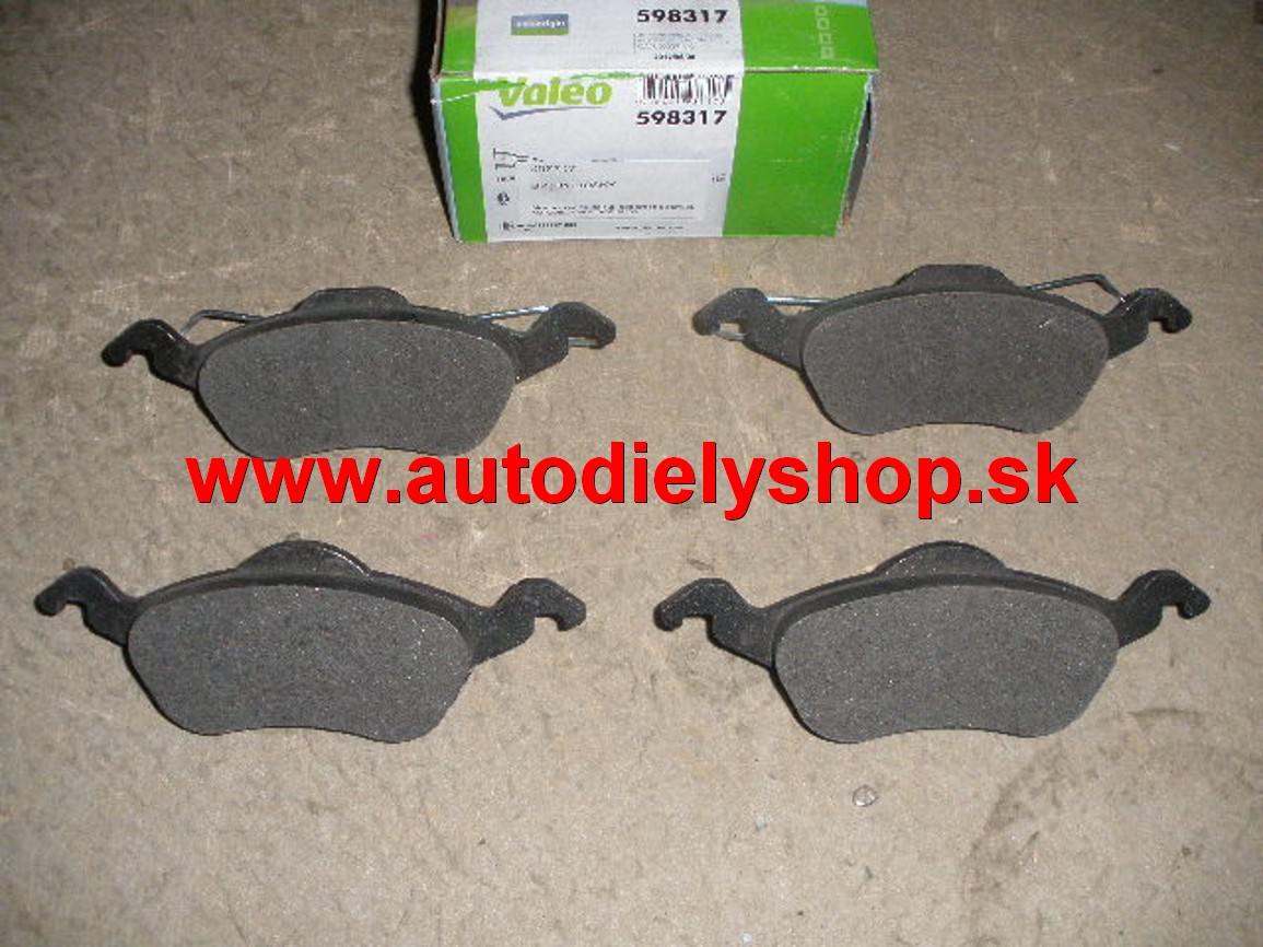  Ford Focus 11/98-10/04 predné brzdové platničky sada  "  značka VALEO " 	