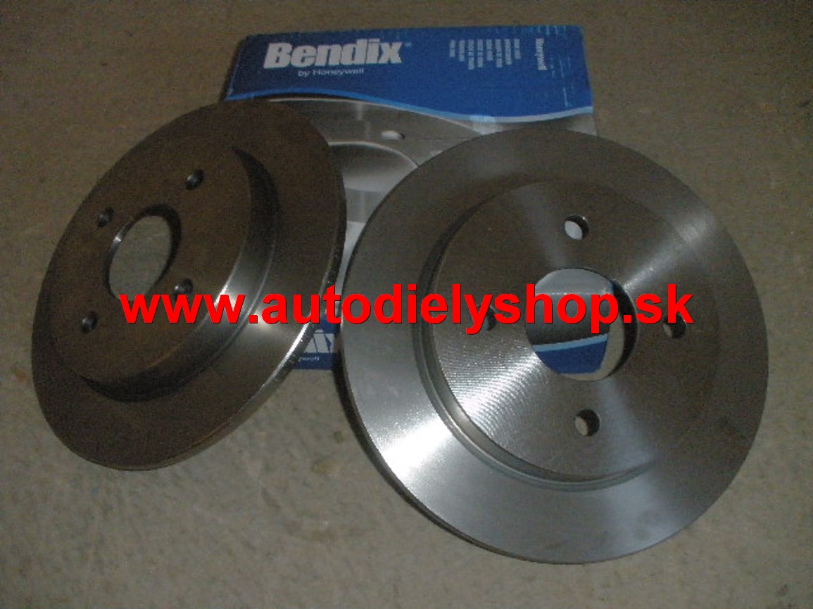  Ford Focus 11/98-10/04 zadné brzdové kotúče " BENDIX " 	