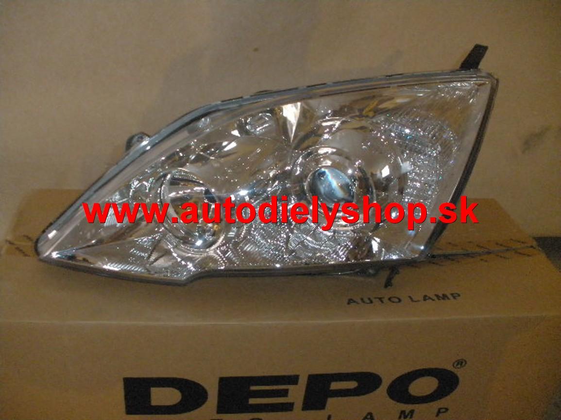 Honda CRV 1/07- svetlo ľavé xenon D2S/HB3, chromový rámeček