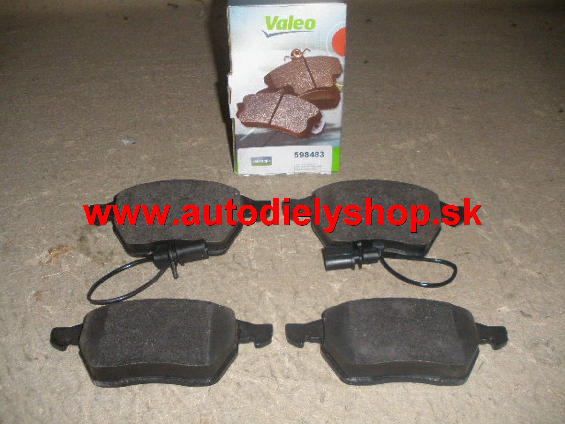 Škoda SUPERB 12/01-2/08  predné platničky ATE, / VALEO /