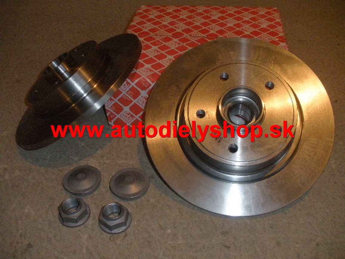 Renault LAGUNA 4/05-7/07zadné kotúče Sada L+P s ložiskom   FEBI 