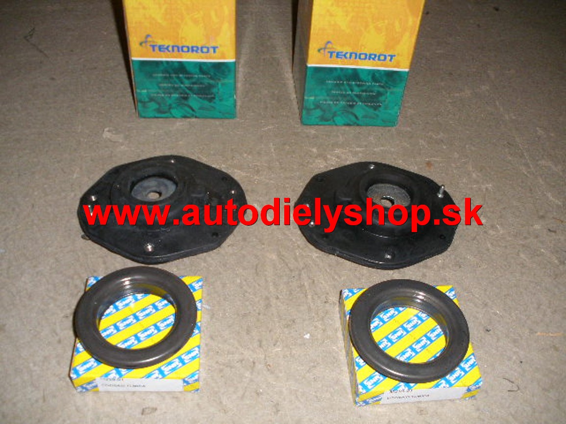 Peugeot 306 5/97-3/01 horné uloženie predných tlmičou Sada L+P s ložiskom