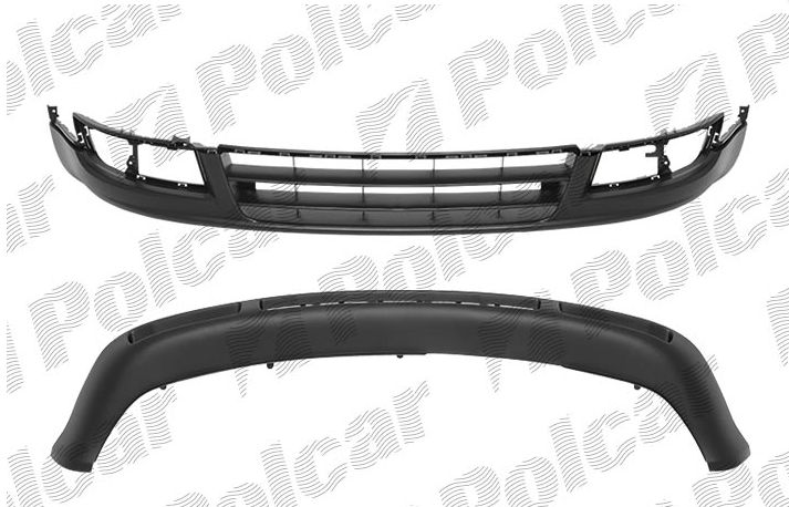 VW Touran 1/03-12/06 spodný spojler predného nárazníka