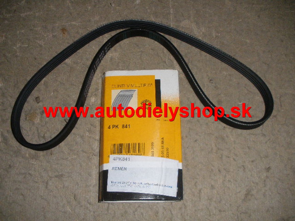 Audi A4 10/00-9/04  remen na klímu dlžka 841mm  1,9TDi /74-96kw 