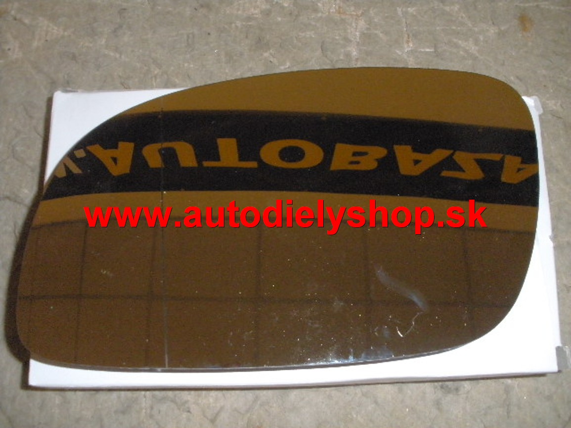 VW Touran 1/03-12/09 sklo spätného zrkadla ľavé vykurované s držiakom