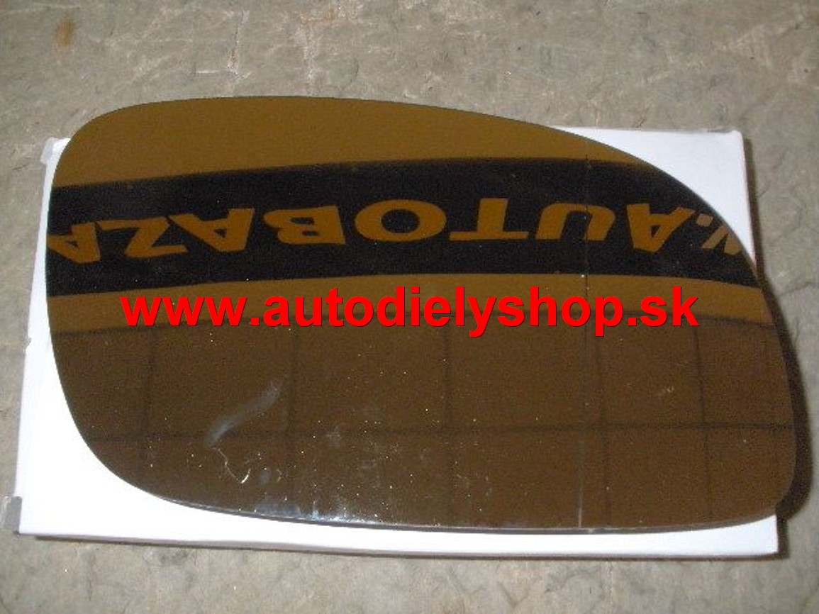 VW Touran 1/03-12/09 sklo spätného zrkadla pravé vykurované s držiakom