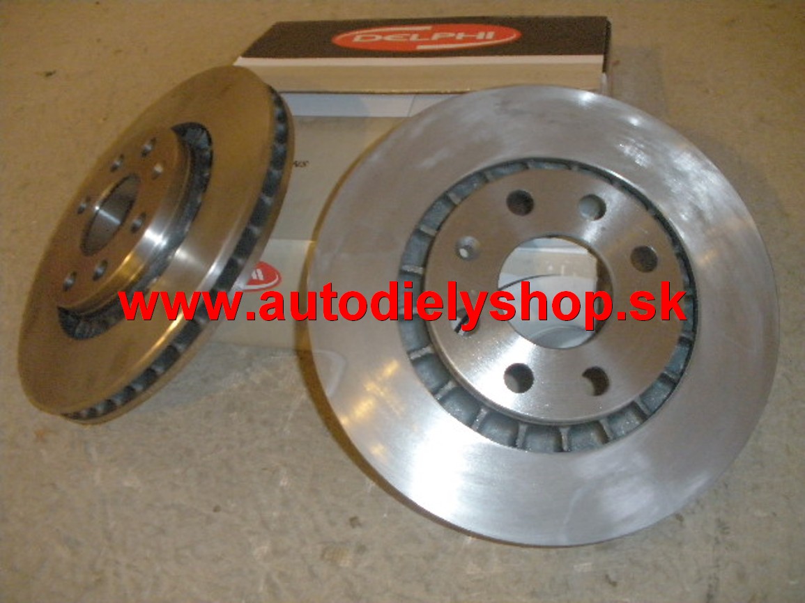  Opel Vectra 2/99-4/02 predné brzdové kotúče 256mm 