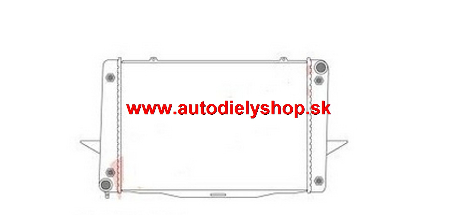 Volvo 850 1/91-10/97 Chladič vodný (2,0-2,3-2,5-2,5 TDI) Automatická prevodovka