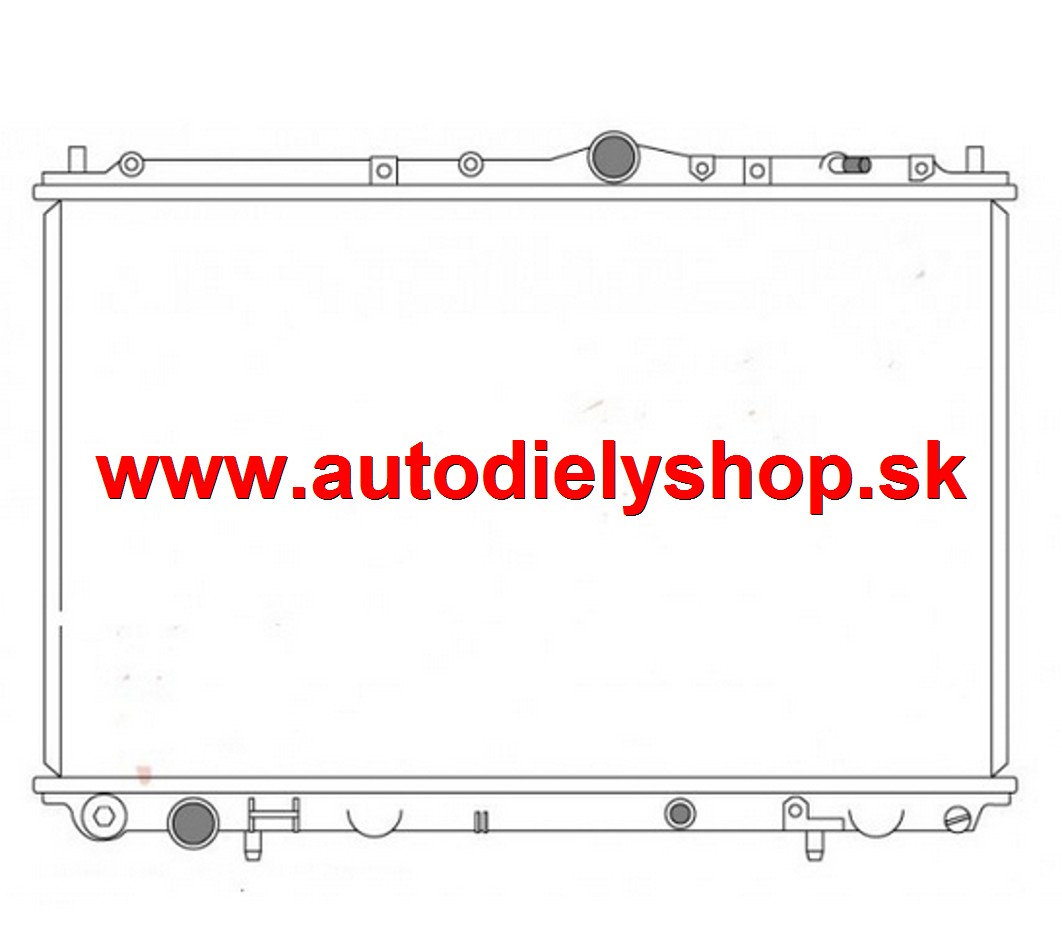 Volvo S40, V40 2/96-00 Vodný chladič (1.6-1.8-2.0)