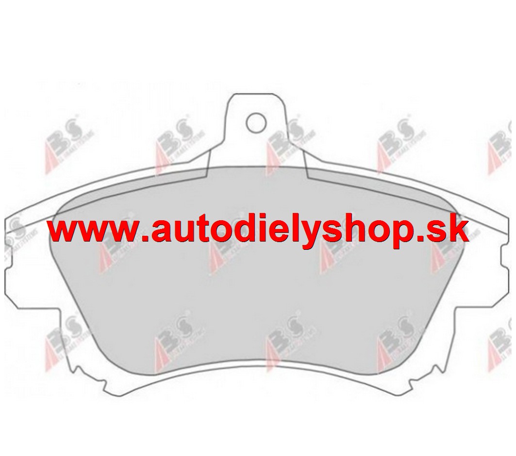  Volvo S40, V40 2/96-12/03 Predné platničky-sada (ZN A.B.S.) od R.V. 9-97