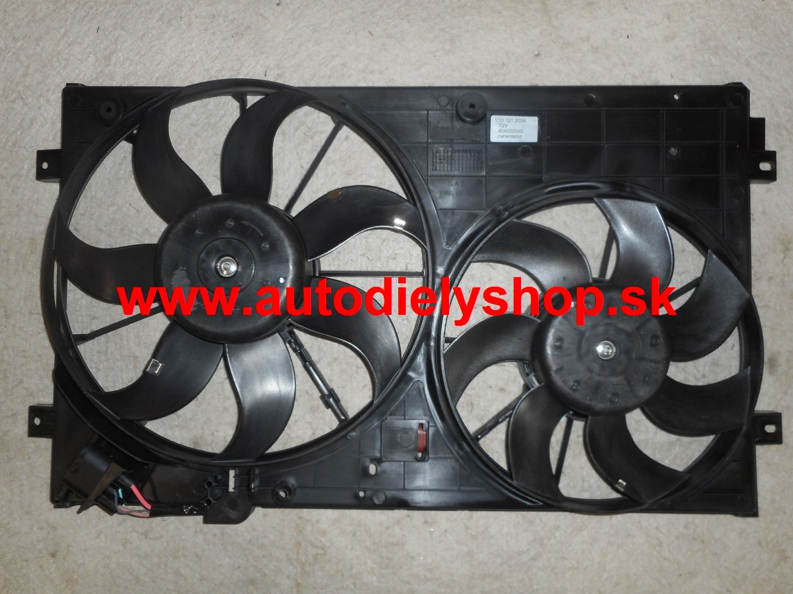 Seat ALTEA 6/04- ventilátor chladičov komplet