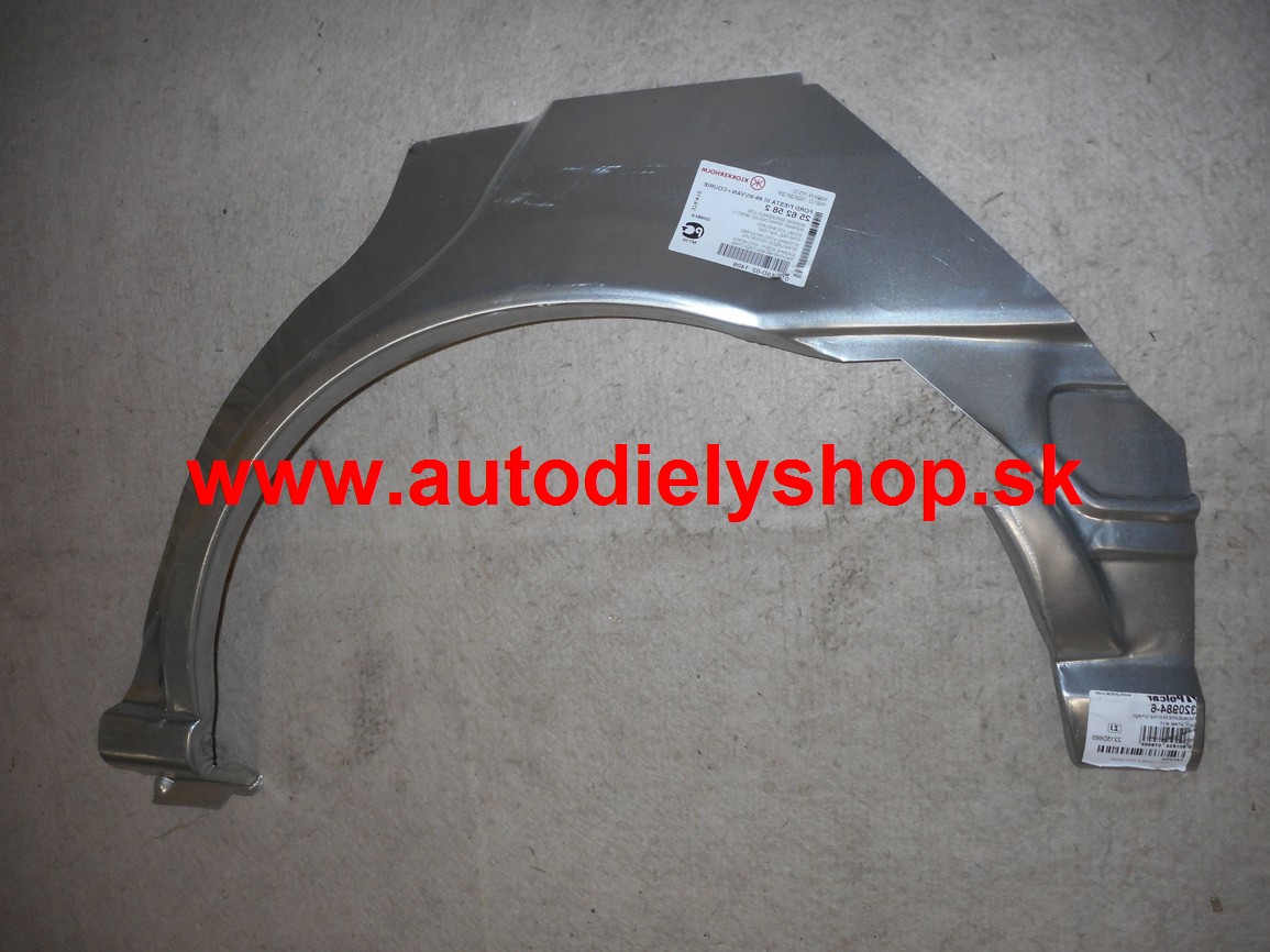 Ford FIESTA III 4/89-8/96 -Zadný lem blatníka lavý 5dv