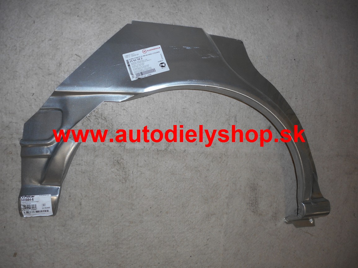 Ford FIESTA III 4/89-8/96 -Zadný lem blatníka pravý 5dv
