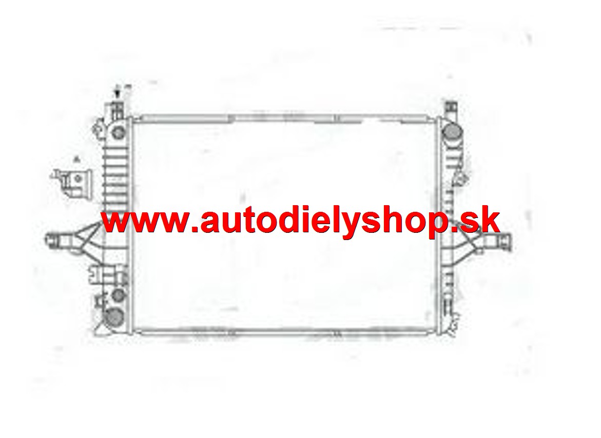 Volvo S80 5/98-7/06 Chladič vodný