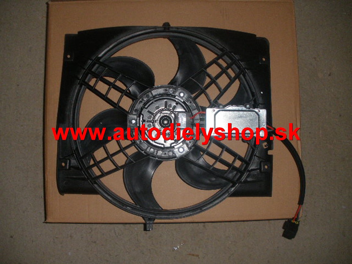 BMW 3 E46  4/98-8/01 ventilátor chladiča klimatizácie na 2,0 D