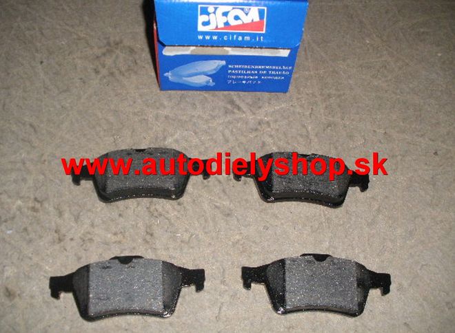 Renault LAGUNA 4/05-7/07 zadné platničky Sada / CIFAM /