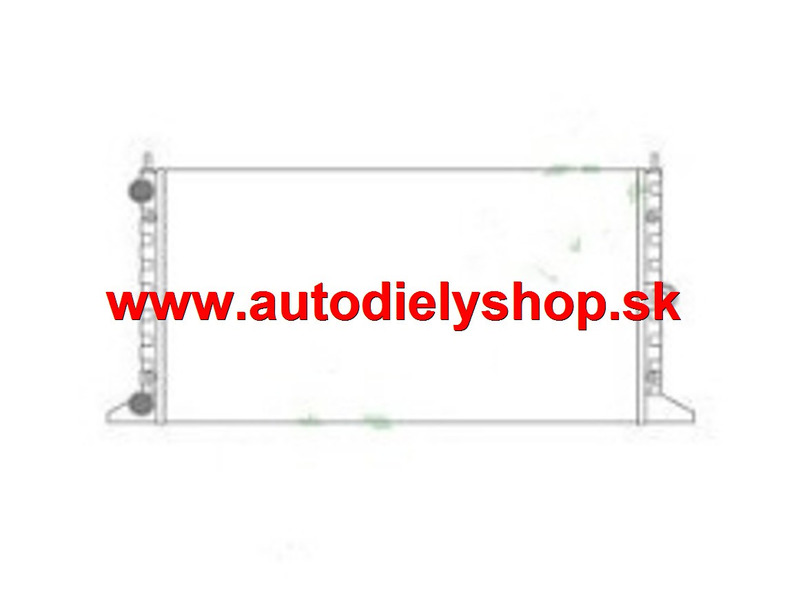VW SHARAN 6/95-4/00 Chladič vodný 1,9TDI/ANU/ - 1,8TD