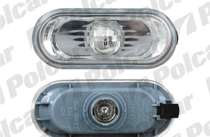 VW Sharan 5/00- /ORIGINÁL/ Sada bočné smerovky L+P /biele-priehladné/