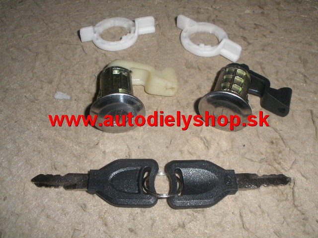 Renault Clio 7/01-9/05 zámok predných dverí P+L