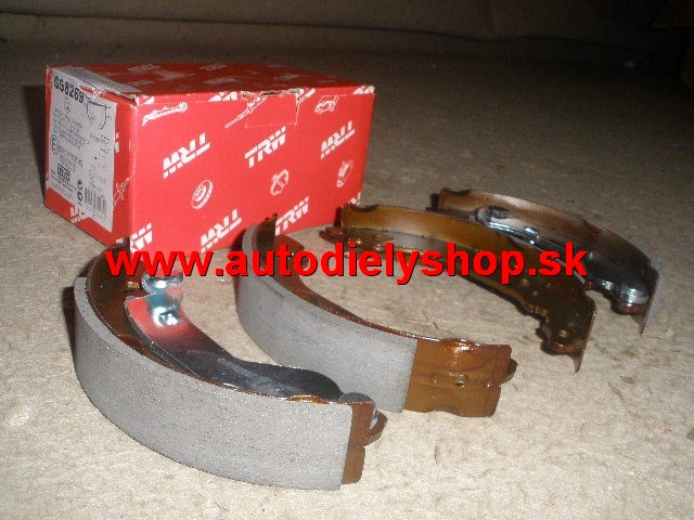  Fiat Punto 93-8/99 Brzdové čeľuste zadné 32mm širka priemer180mm s ABS,Sada 