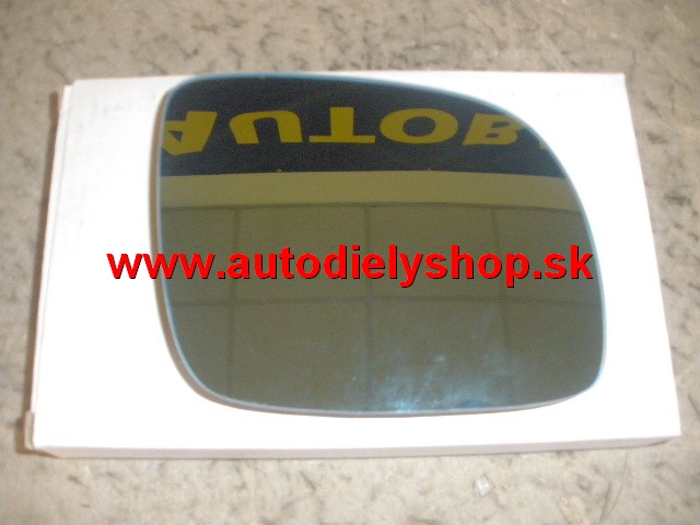  Audi A6 97-6/01 sklo zrkadla pravé,vyhrievané malé