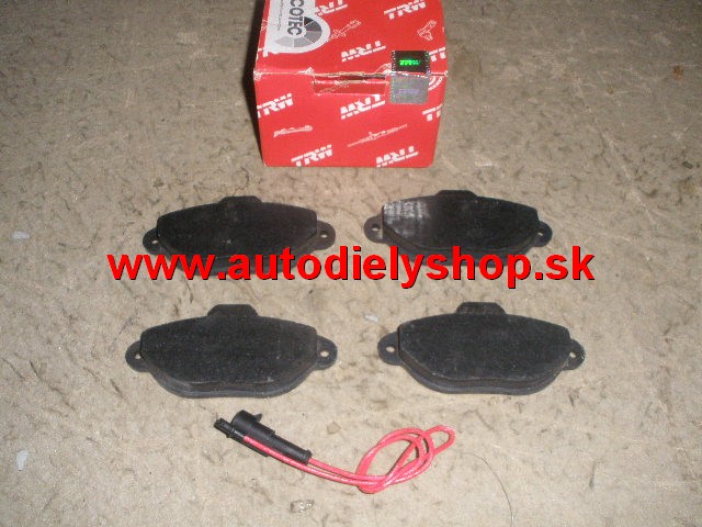  Fiat PANDA 9/03-  predné platničky sada 