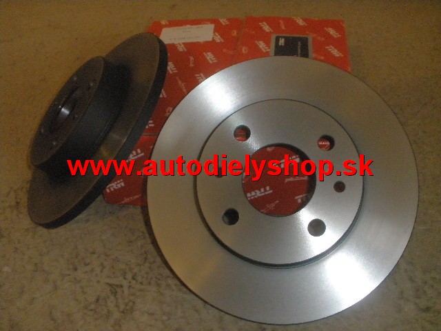  Fiat PANDA 9/03- Brzdové kotúče predné 240mm /TRW/,plné 