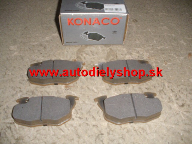 Peugeot 405 9/87-96 Predné platničky sada