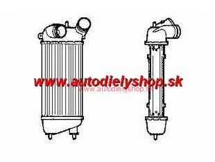  Citroen C3 02-11/05 chladič vzduchu 1,4 HDi 	