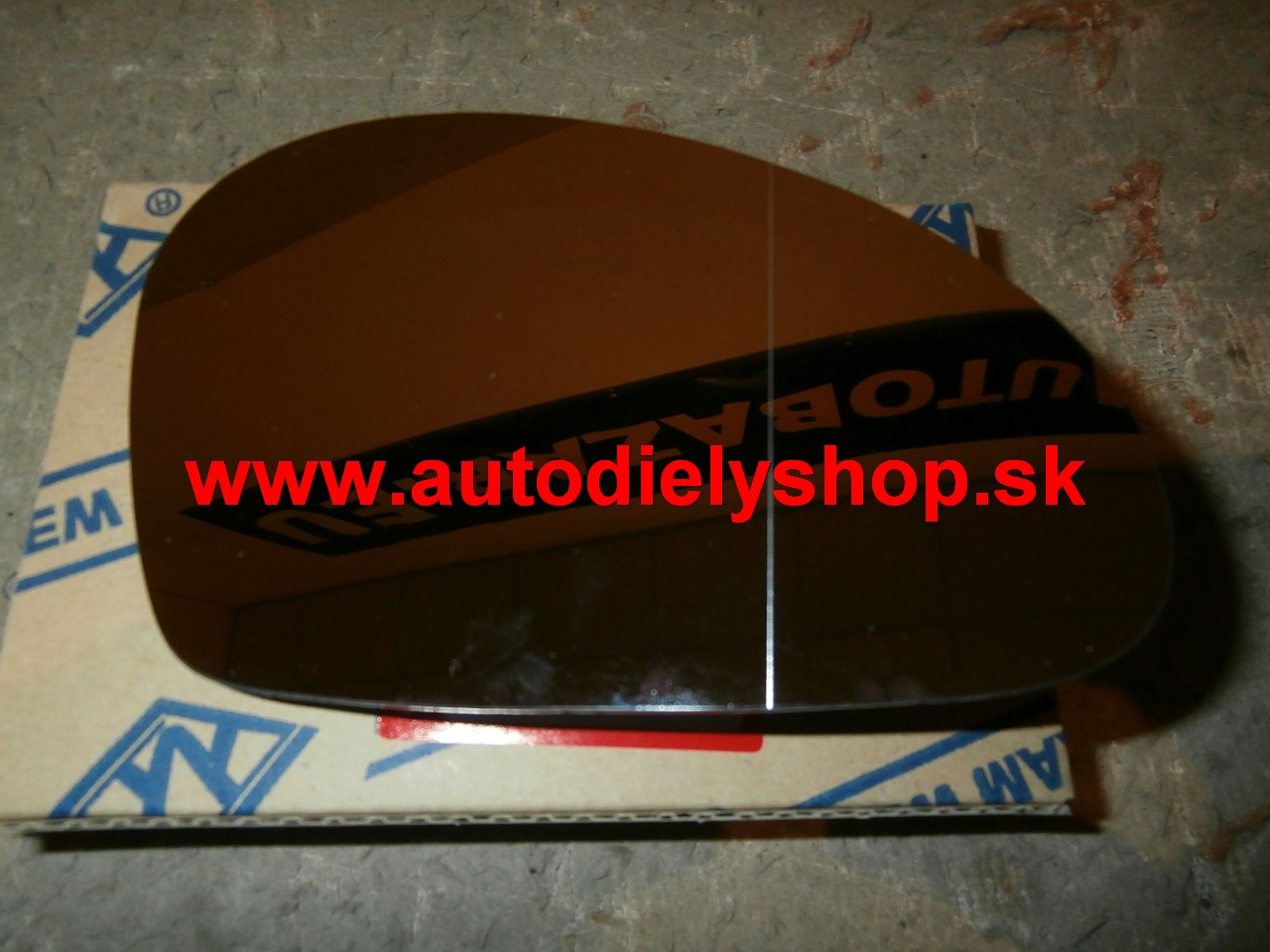 Seat Ibiza,Cordoba 6/02- Sklo zrkadla pravé /s držiakom/
