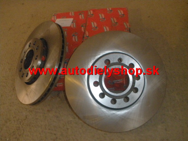 Škoda SUPERB 12/01-2/08 predné brzdové kotúče 288mm vetrané