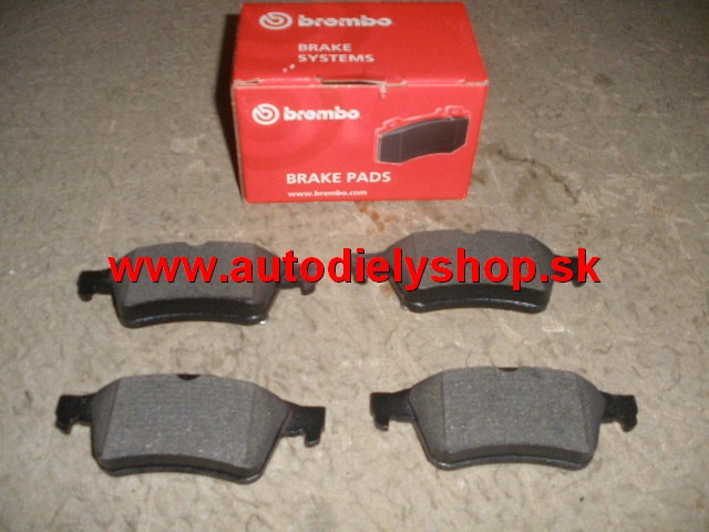Renault LAGUNA 2/05-09  zadné platničky Sada