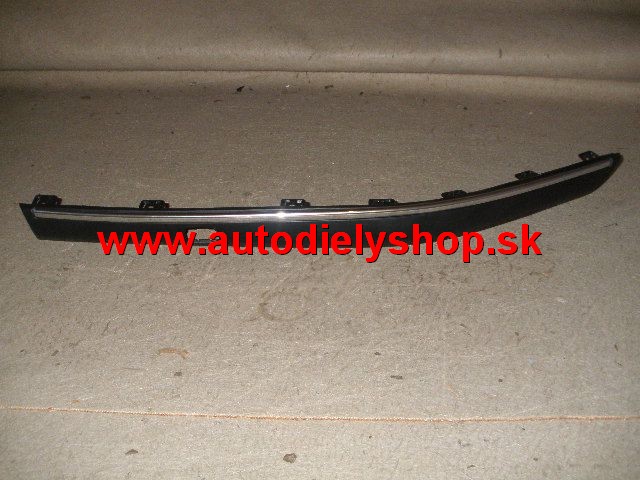 Peugeot 406 99-04 lišta do nárazníku,ľavá s chrom lištou