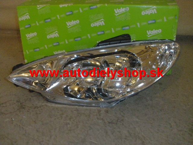 Peugeot 206  12/05- svetlo H7+H1 ľavé original