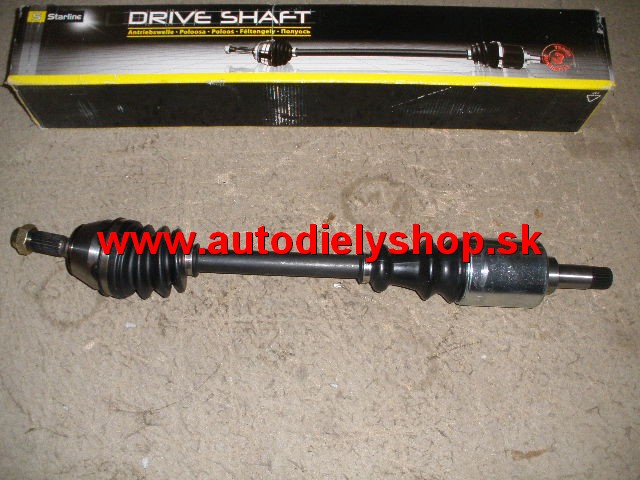 Peugeot 106 9/91-5/96 poloos ľavá  1,1/1,4/ 1,4D/1,5D  bez ABS 