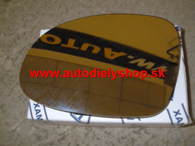 Škoda SUPERB  06- 02/08  sklo zrkadla ľavé,vyhrievané