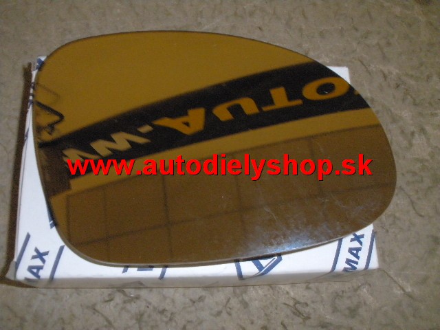 Škoda SUPERB  06- 02/08  sklo zrkadla pravé,vyhrievané