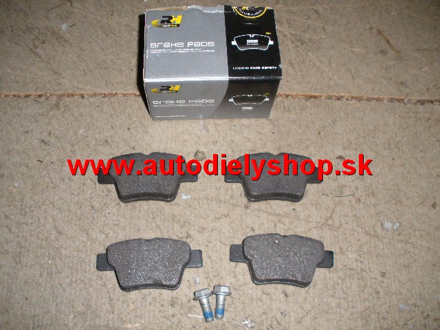 Peugeot 207 5/06- zadné platničky   "značka  Roadhause " 	